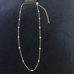 Banana republic silver sparkle necklace